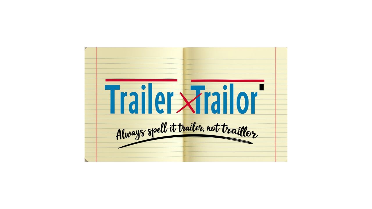 Trailer vs Trailor: Learn the Right Spelling Fast