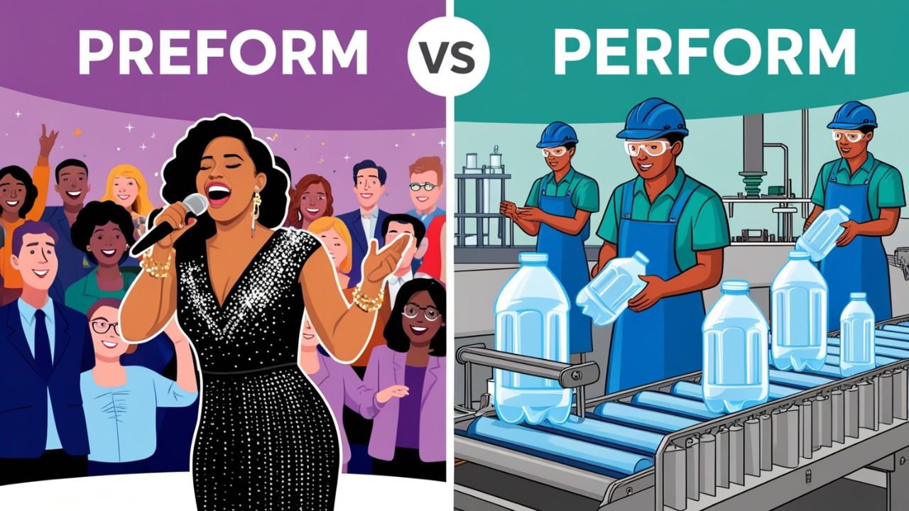 Preform vs Perform: Correct Word to Use Every Time
