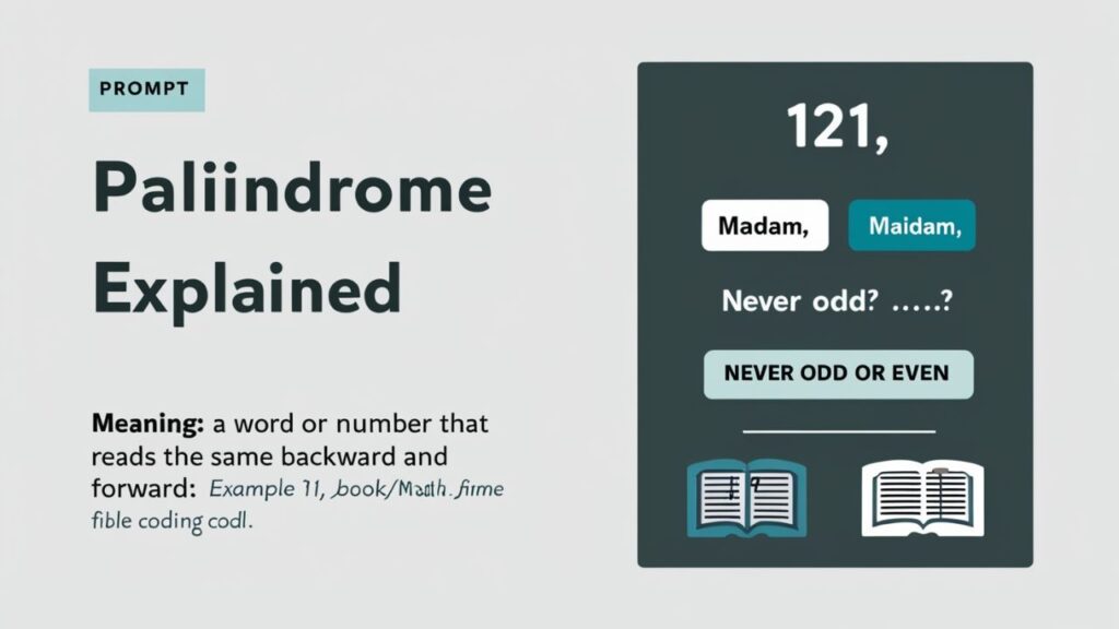What Is a Palindrome? Meaning, Examples & Everyday Uses