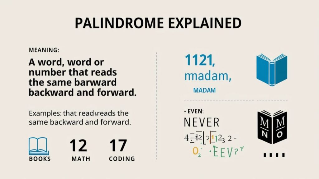 What Is a Palindrome? Meaning, Examples & Everyday Uses