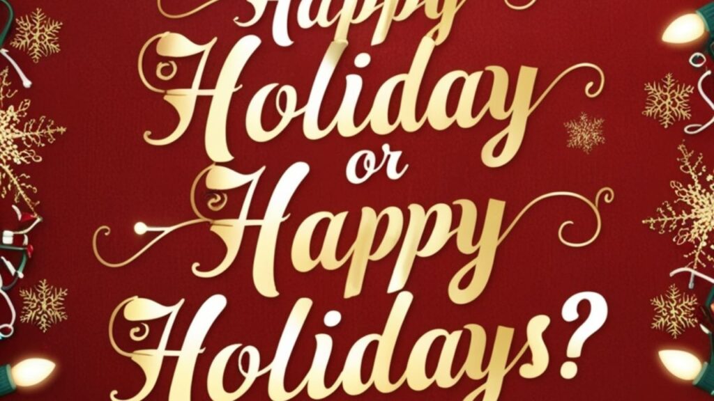 Celebrating the Season: The Plural “Happy Holidays” in American English