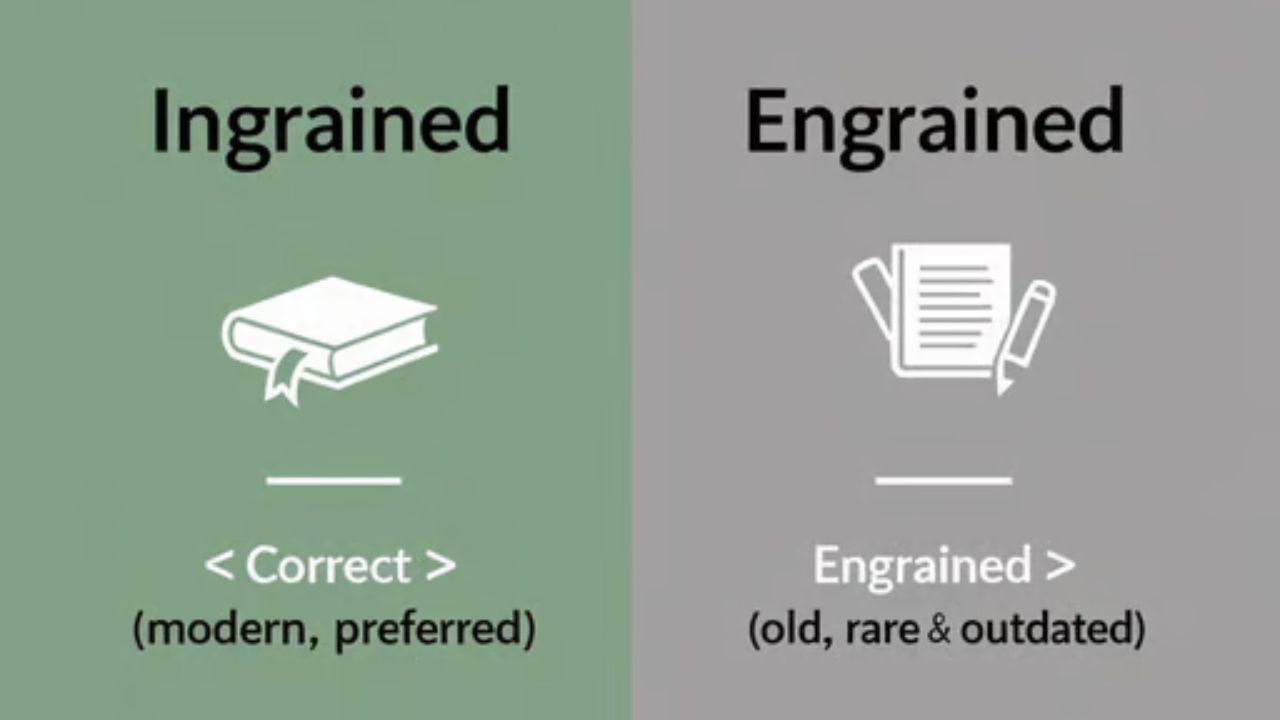 Ingrained vs Engrained: What’s the Correct Spelling?