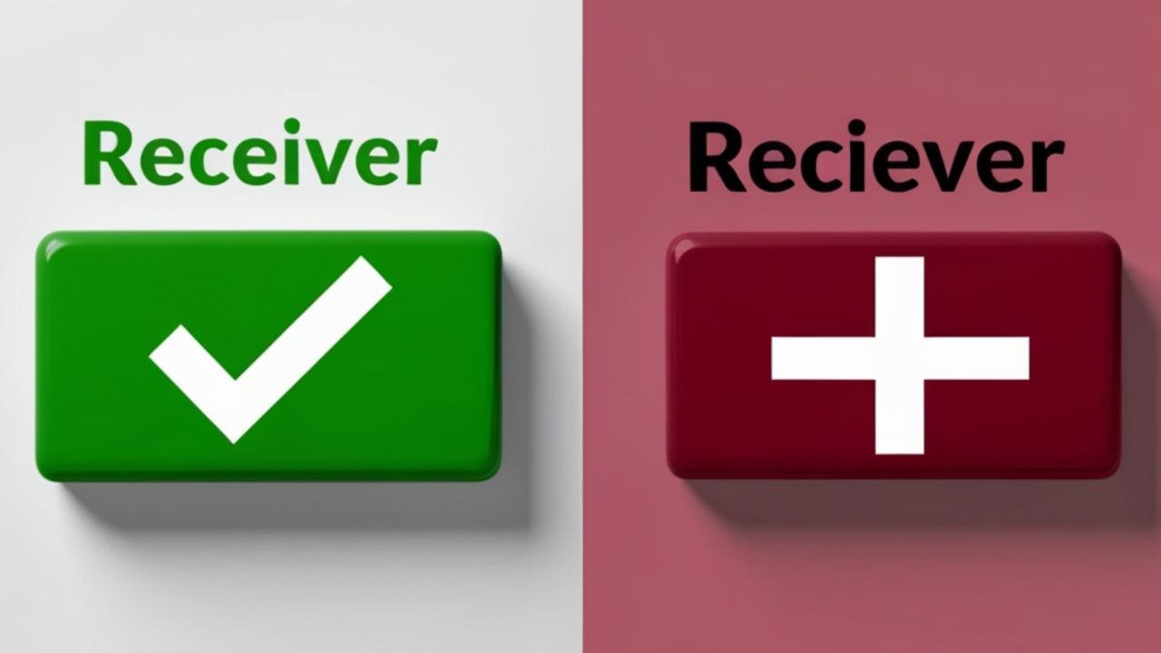 Receiver vs Reciever – Correct Spelling Explained
