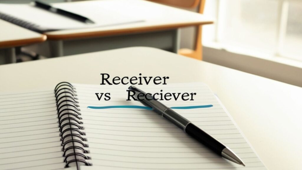 Practice: Use “Receiver” in the Right Context