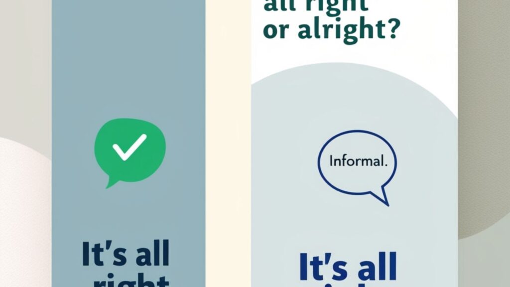 When “All Right” Is the Only Right Choice