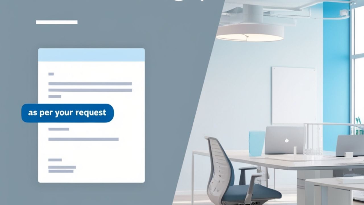 As per Your Request: Meaning, Usage & Best Alternatives