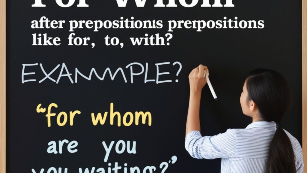 Why “For Who” Still Happens – When It’s Accepted