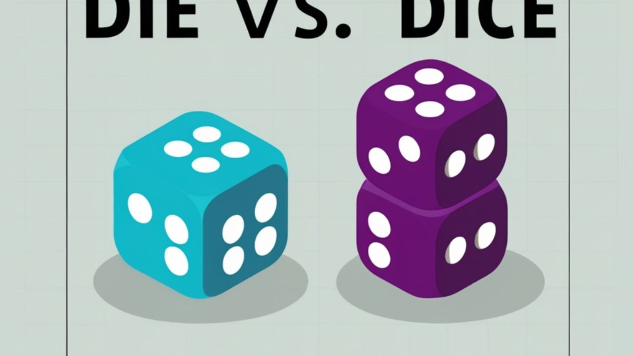 Die vs. Dice: Correct Singular and Plural Usage Explained