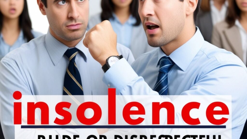 What Is Insolence? Understanding Its Meaning and Usage