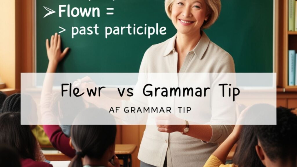 Side-by-Side Comparison: Flew vs. Flown