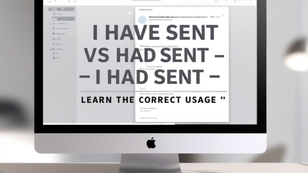 Using “I Sent”: Past Simple with Clear, Direct Time Frames