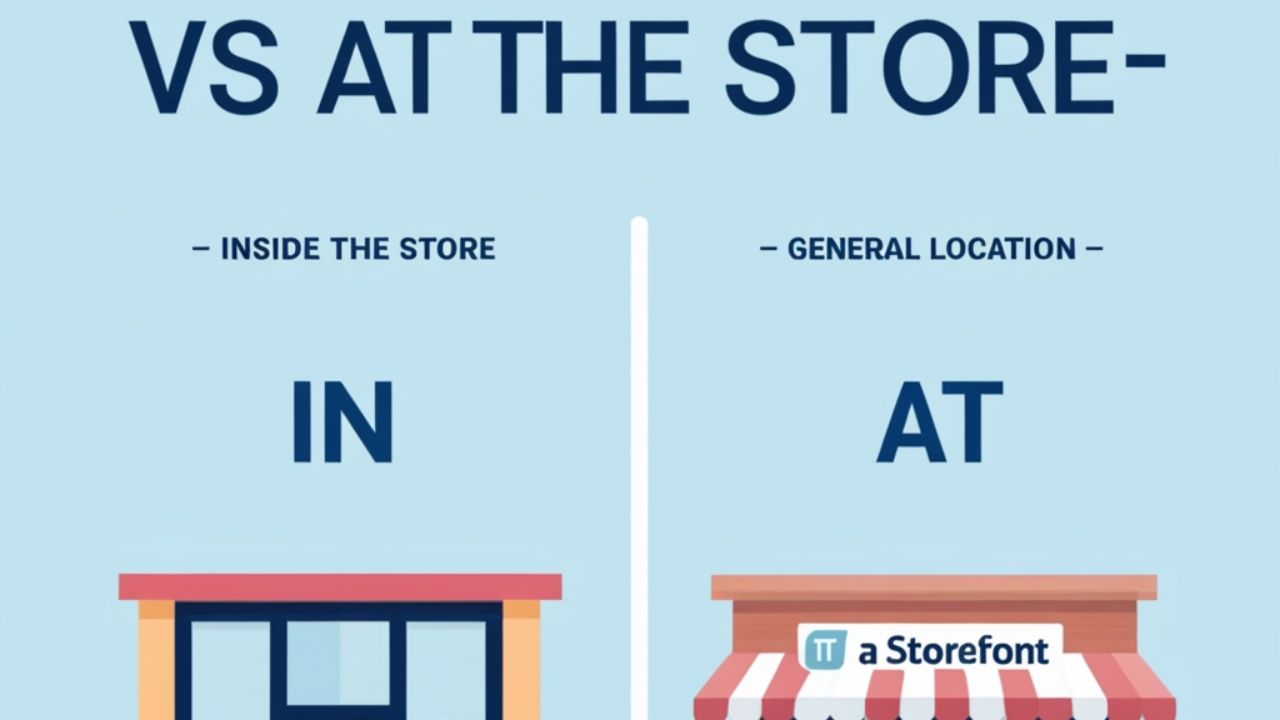 In the Store vs At the Store: Easy Grammar Guide