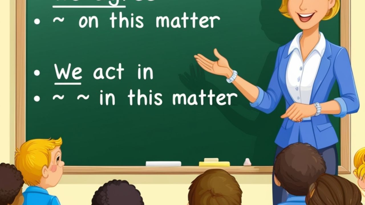 “On This Matter vs In This Matter: Key Grammar Difference”