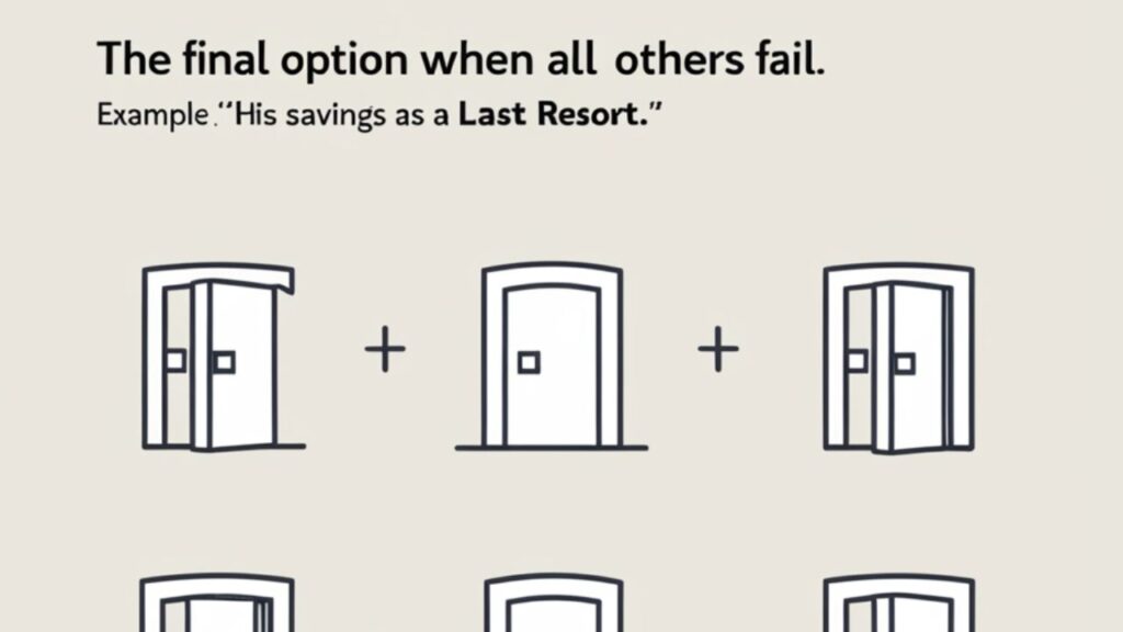 Real-World Applications of “Last Resort”