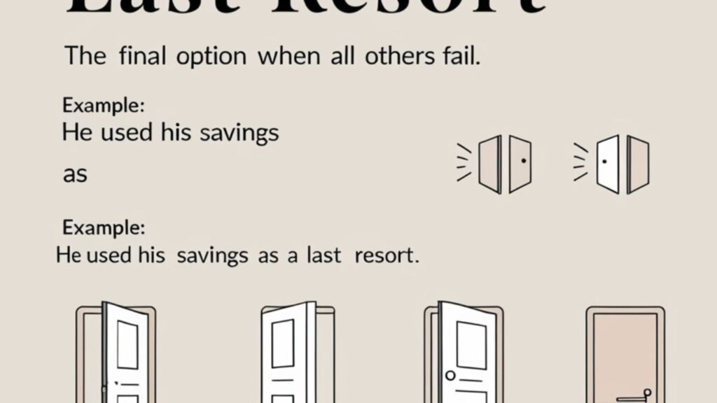 Strategic Speech: When to Use “Last Resort” for Impact