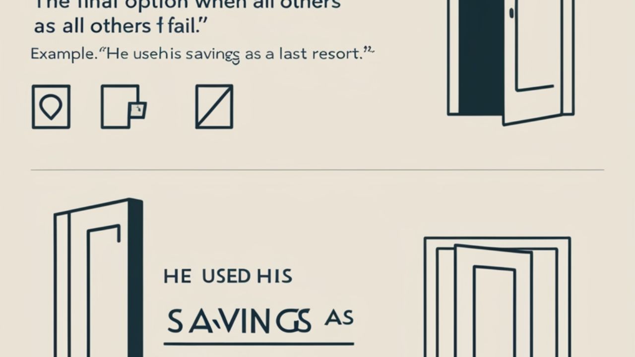 Last Resort Meaning & Examples Explained Simply