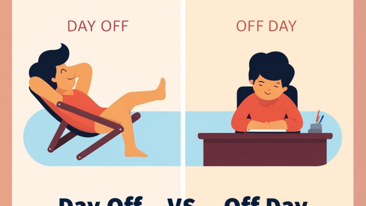 Day Off vs Off Day: Clear Meaning & Easy Examples