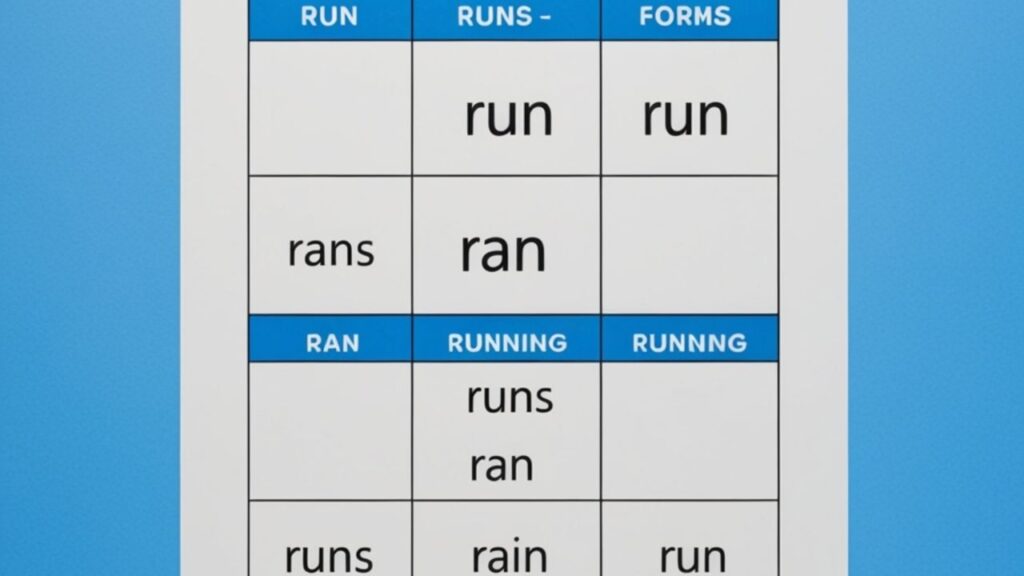 Summary Table: Regular vs. Irregular Verb Roots