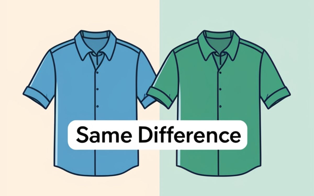 Same Difference Idiom: Meaning, Examples & Usage