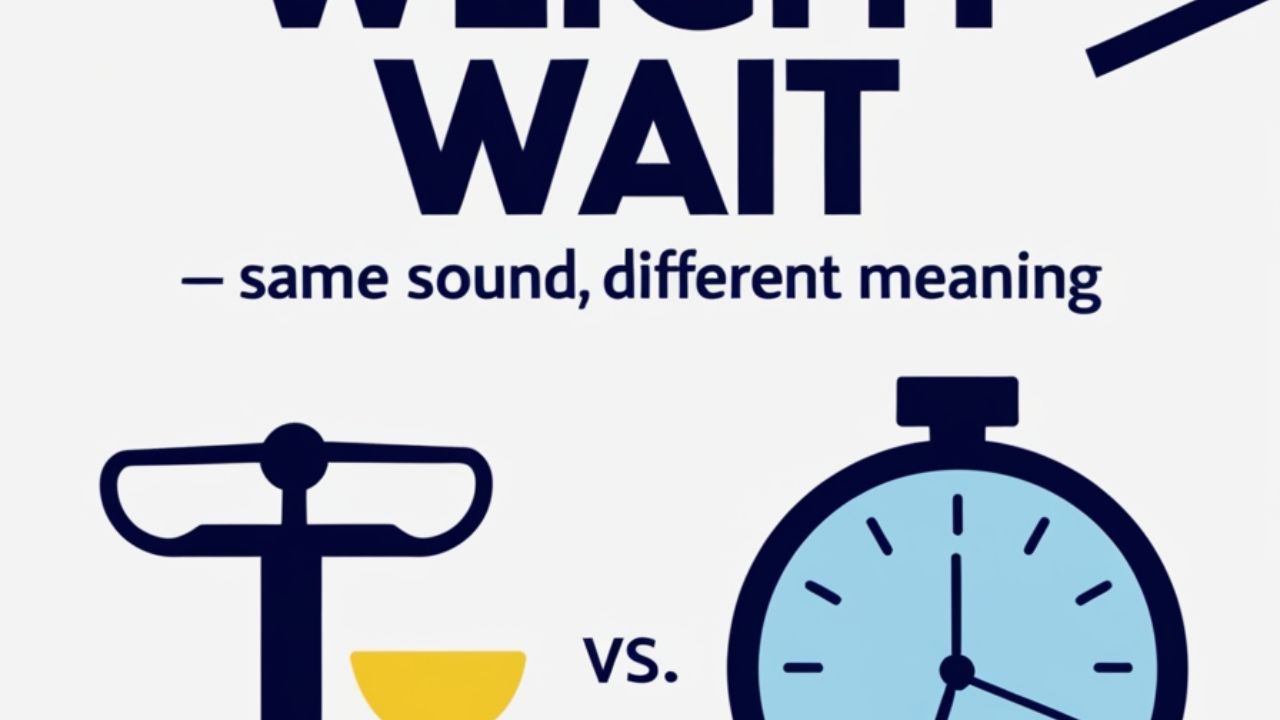 Wait vs Weight: Easy Guide to Spot the Real Difference