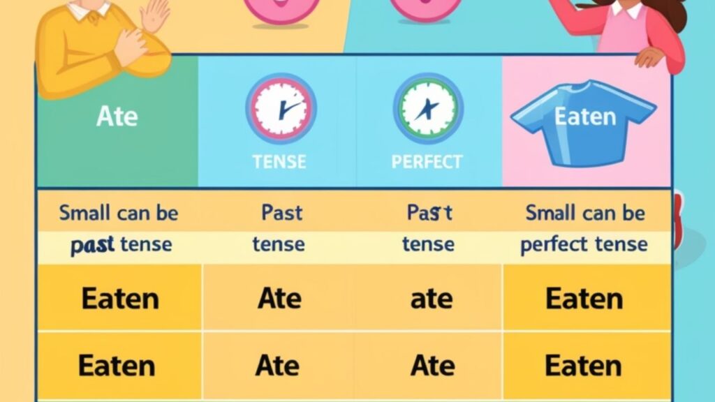Identifying “Ate” as Simple Past Tense