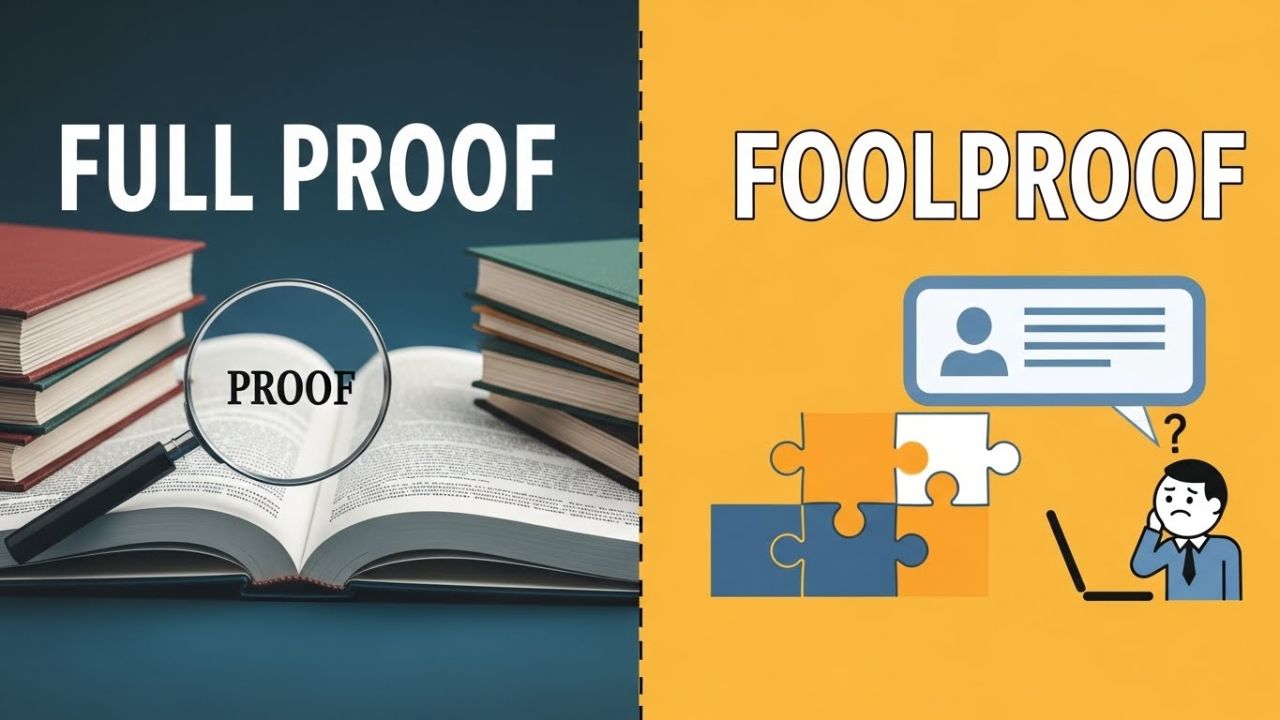 What Does “Full Proof” Mean?
