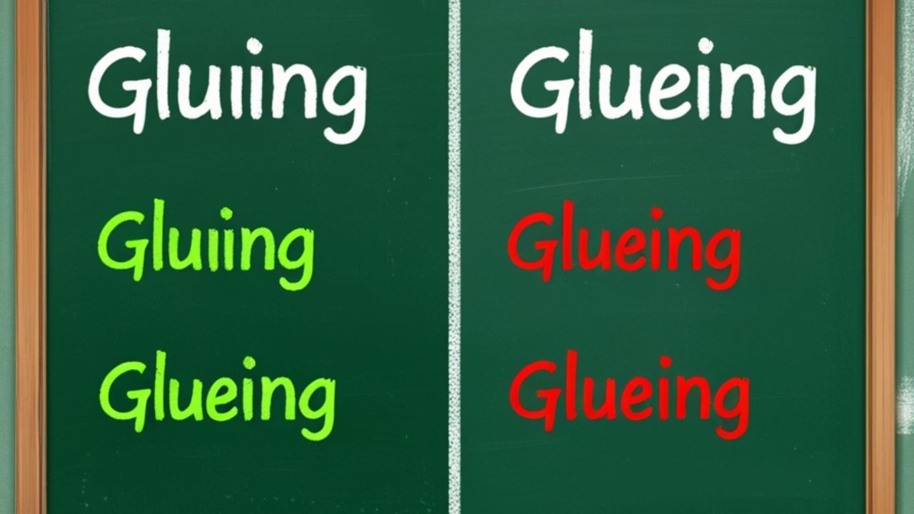 Gluing vs Glueing: Which Spelling Is Correct?