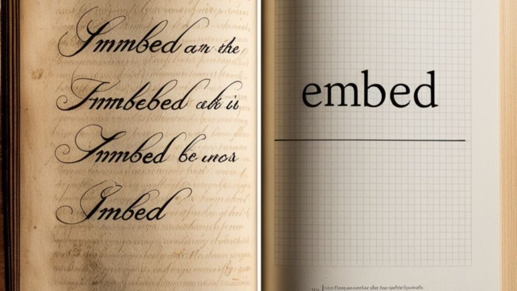 Imbed and Embed Across the Pond: UK vs. US Usage