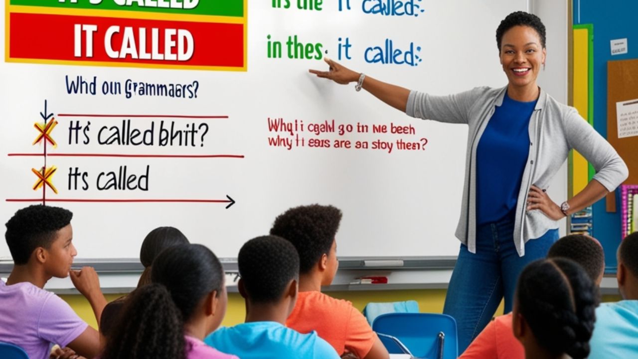 It’s Called vs It Called: The Real Grammar Difference