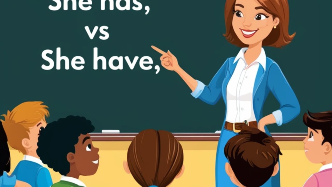 She Has or She Have? Correct Grammar Explained Simply