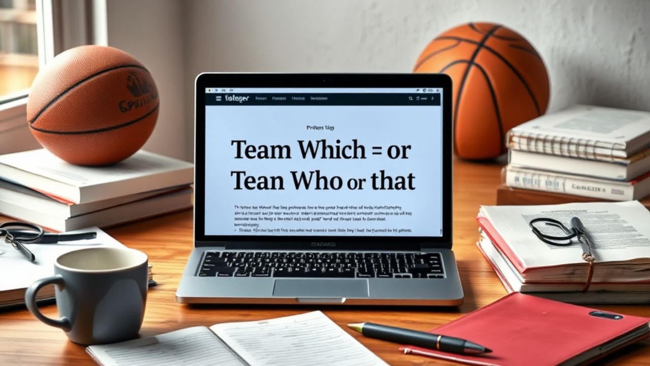 Team Which or Team Who or Team That: A Field-Tested Guide