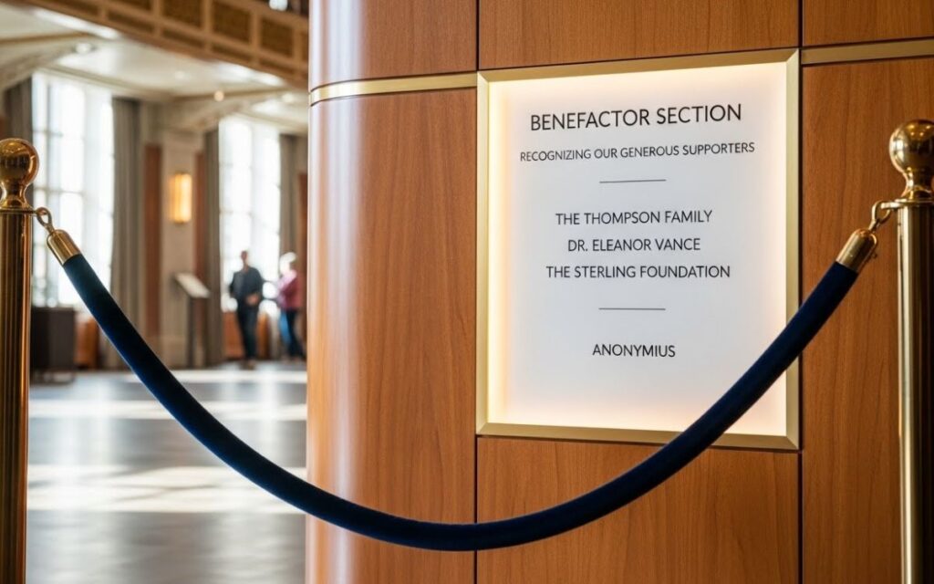 Where “Benefactor” Is More Common
